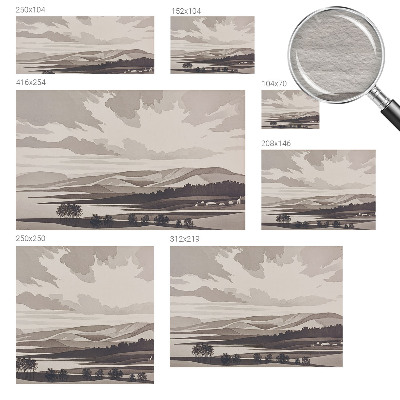 Motivtapete aus Vlies Eine friedliche Landschaft