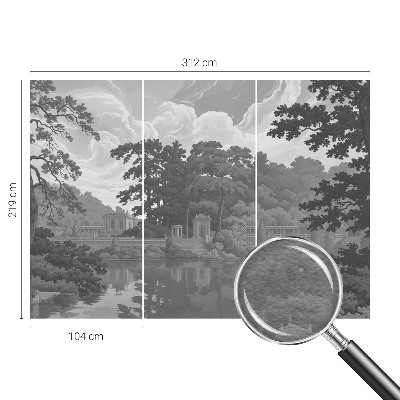 Fototapete fürs Kinderzimmer mit einer Naturlandschaft