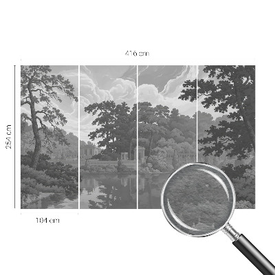 Fototapete fürs Kinderzimmer mit einer Naturlandschaft