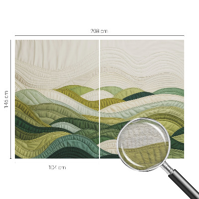 Fototapete aus Vlies mit dem Motiv „Fabric Hills“