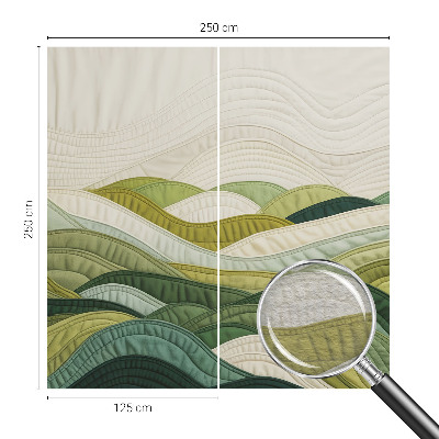 Fototapete aus Vlies mit dem Motiv „Fabric Hills“