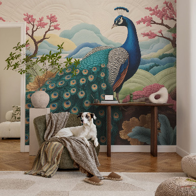 Vlies-Fototapete fürs Schlafzimmer mit exotischem Motiv