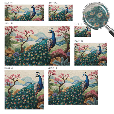 Vlies-Fototapete fürs Schlafzimmer Exotische Schönheit