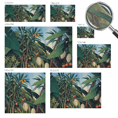 Vliestapete fürs Schlafzimmer Tropischer Dschungel