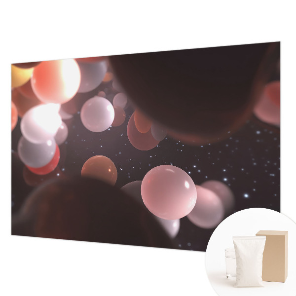 Vlies-Fototapete fürs Kinderzimmer mit Motiv aus Weltraumkugeln