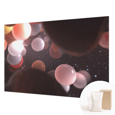 Vlies-Fototapete fürs Kinderzimmer mit Motiv aus Weltraumkugeln