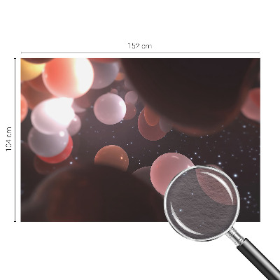 Vlies-Fototapete fürs Kinderzimmer mit Motiv aus Weltraumkugeln