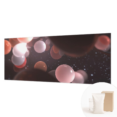 Vlies-Fototapete fürs Kinderzimmer mit Motiv aus Weltraumkugeln