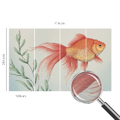 Vliestapete fürs Wohnzimmer mit wasserschutzfreundlicher Oberfläche mit dekorativem Design