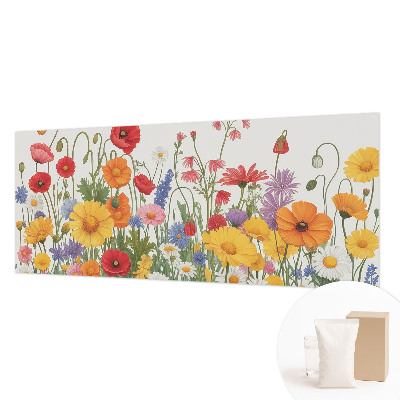 Bedruckte Vlies-Fototapete mit Motiv einer Blumenwiese