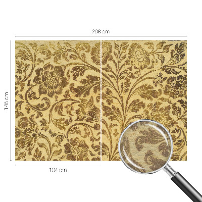 Wand-Fototapete mit Blumenmuster