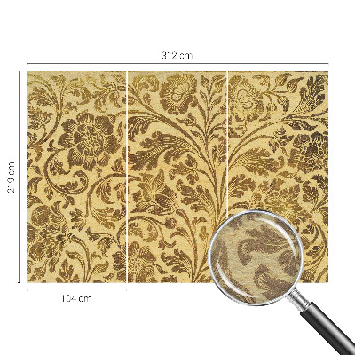 Wand-Fototapete mit Blumenmuster