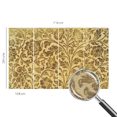 Wand-Fototapete mit Blumenmuster