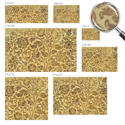 Wand-Fototapete mit Blumenmuster