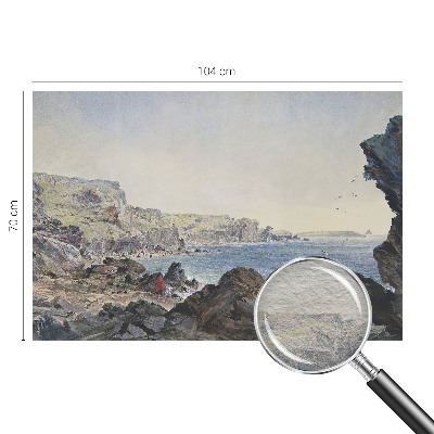 Dekorative Wand-Fototapete Eine ruhige Küste