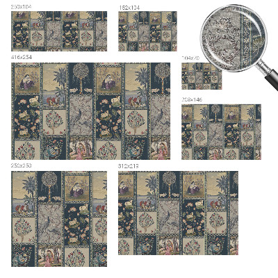 Wandtapete Romantische Szene