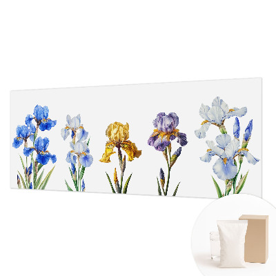 Vlies-Fototapete mit Motiv aus Irisblüten