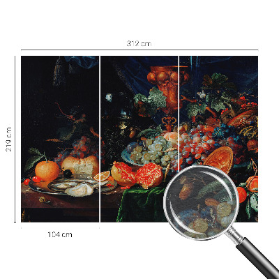 Fototapete fürs Wohnzimmer mit dem Motiv „Fruchtige Fülle“