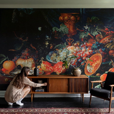 Fototapete fürs Wohnzimmer mit dem Motiv „Fruchtige Fülle“