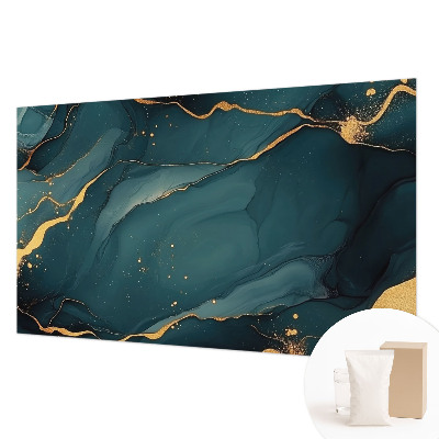 Fototapete fürs Schlafzimmer Dunkelblaue Abstraktion