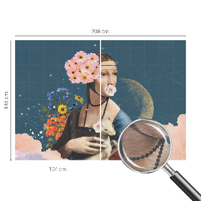 Motivtapete aus Vlies Florale Eleganz