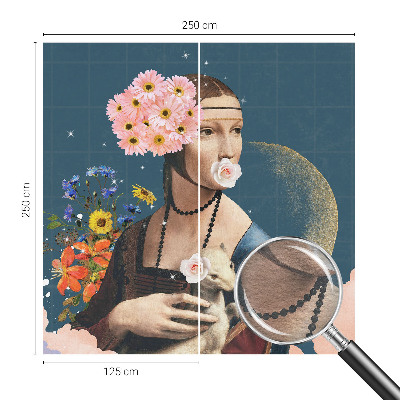 Motivtapete aus Vlies Florale Eleganz