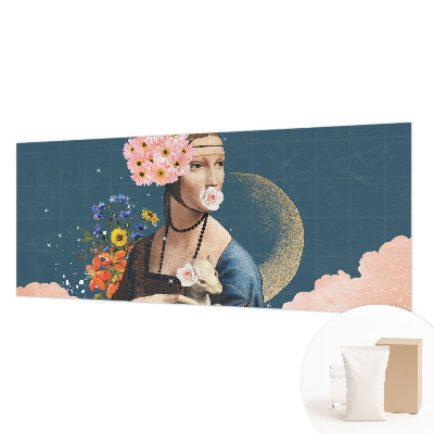 Motivtapete aus Vlies mit floralem Muster in elegantem Design