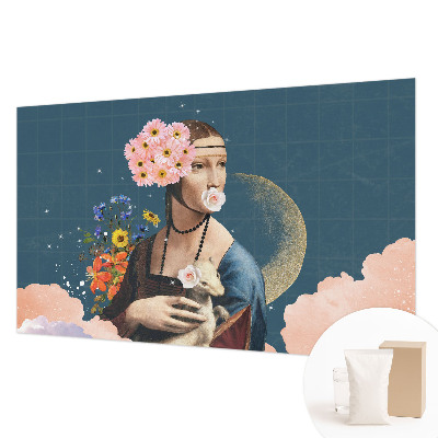Motivtapete aus Vlies mit floralem Muster in elegantem Design