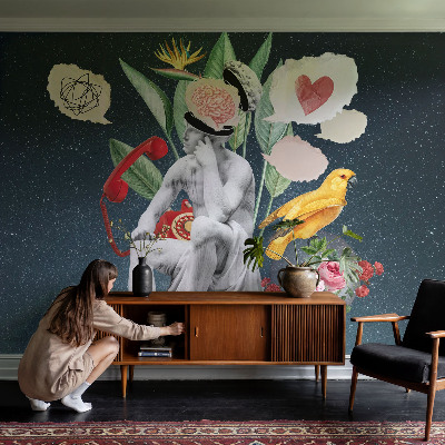 Fototapete aus Vlies mit surrealistischer Kunst als Motiv
