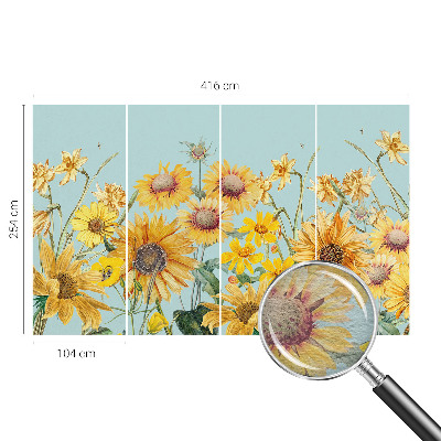 Vlies-Fototapete nach Maß mit Motiv 'Sommergarten'