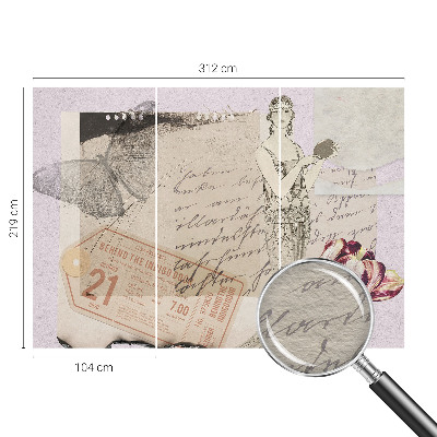 Vlies-Fototapete fürs Kinderzimmer Nostalgische Collage