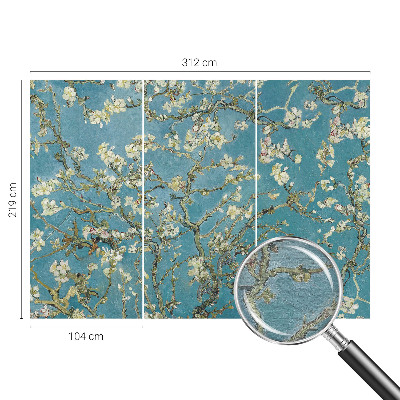 Vlies-Fototapete fürs Wohnzimmer Blühende Zweige