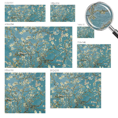 Vlies-Fototapete fürs Wohnzimmer Blühende Zweige