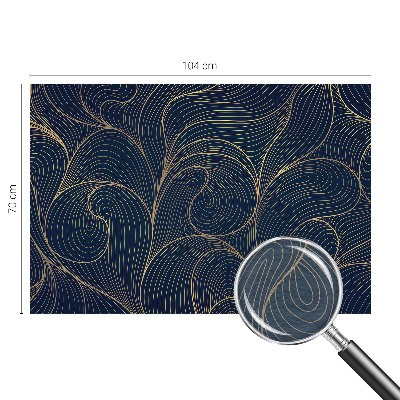 Vliestapete fürs Wohnzimmer Wellenmotiv