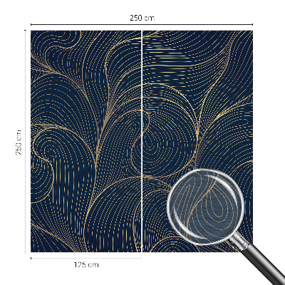 Vliestapete fürs Wohnzimmer Wellenmotiv