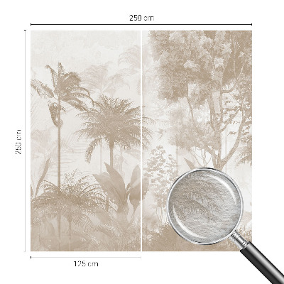 Moderne Vlies-Fototapete mit tropischer Landschaft