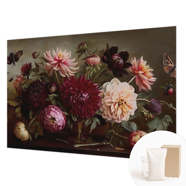 Bedruckte Vlies-Fototapete mit Blumenmotiv