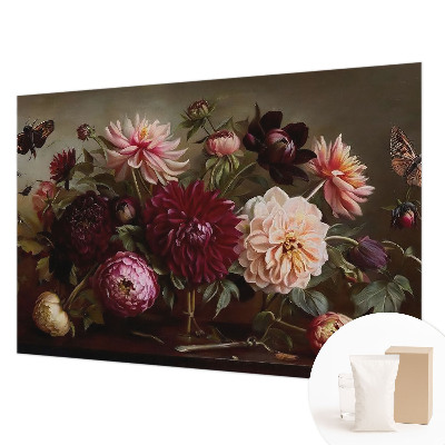 Bedruckte Vlies-Fototapete mit Blumenmotiv