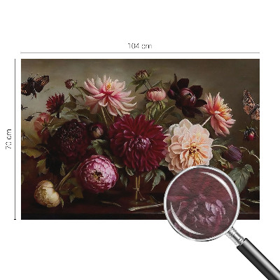 Bedruckte Vlies-Fototapete mit Blumenmotiv