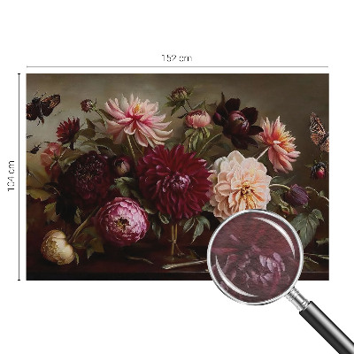 Bedruckte Vlies-Fototapete mit Blumenmotiv