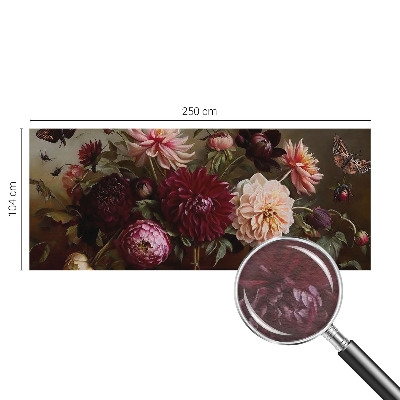 Bedruckte Vlies-Fototapete mit Blumenmotiv