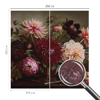 Bedruckte Vlies-Fototapete mit Blumenmotiv