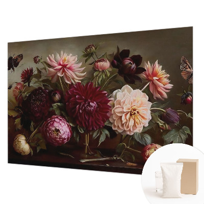 Bedruckte Vlies-Fototapete mit Blumenmotiv