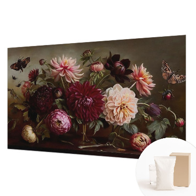 Bedruckte Vlies-Fototapete mit Blumenmotiv