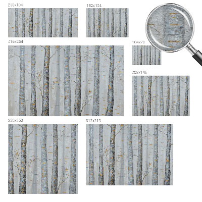 Fototapete nach Maß Birken