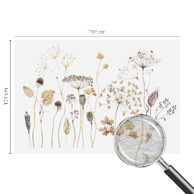 Fototapete mit Motiv von Wildblumen