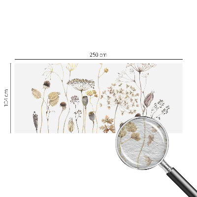 Fototapete mit Motiv von Wildblumen