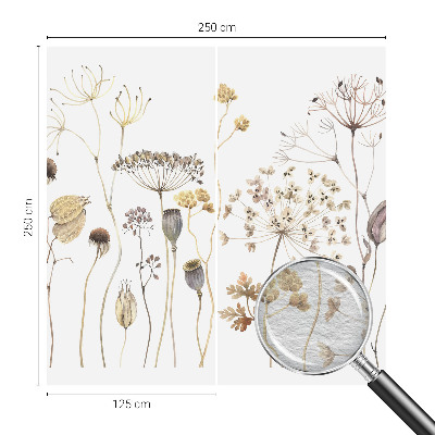 Fototapete mit Motiv von Wildblumen