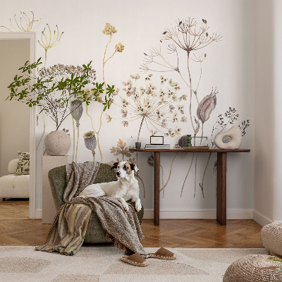 Fototapete mit Motiv von Wildblumen