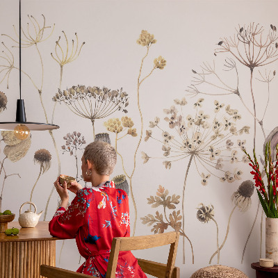 Fototapete mit Motiv von Wildblumen